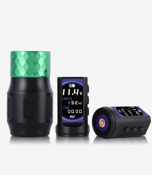 Shots F6 Kablosuz Dövme Makinesi Çift Batarya 3.5mm 2