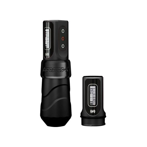 Flux Max Black Ops 4.5 mm Stroke Çift Bataryalı Kablosuz Dövme Makinesi