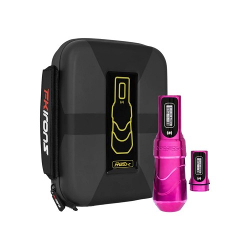 Flux Max Bubblegum 3.2 mm Stroke Çift Bataryalı Kablosuz Dövme Makinesi - Pembe 2