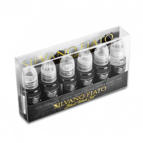 WORLD FAMOUS SILVANO FIATO BLACK WASH SET 30ml / 1oz