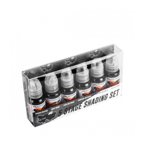 WORLD FAMOUS FIVE STAGE SHADING INK SET 30ml / 1oz