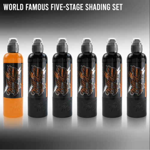 WORLD FAMOUS FIVE STAGE SHADING SET 120ml / 4oz