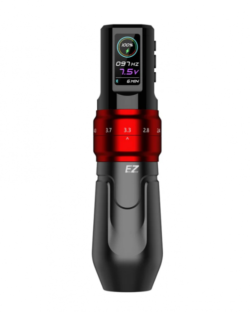 EZ P3 Pro Stroke Ayarlı Kablosuz Dövme Makinesi - Matte Red
