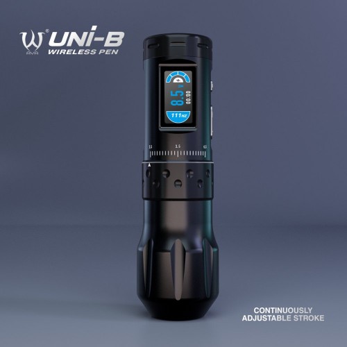 Ava Wireless Pen Ayarlanabilir Stroke UNI-B Black 2